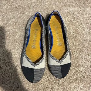 Rothy’s Size 8 Buffalo Check Flats